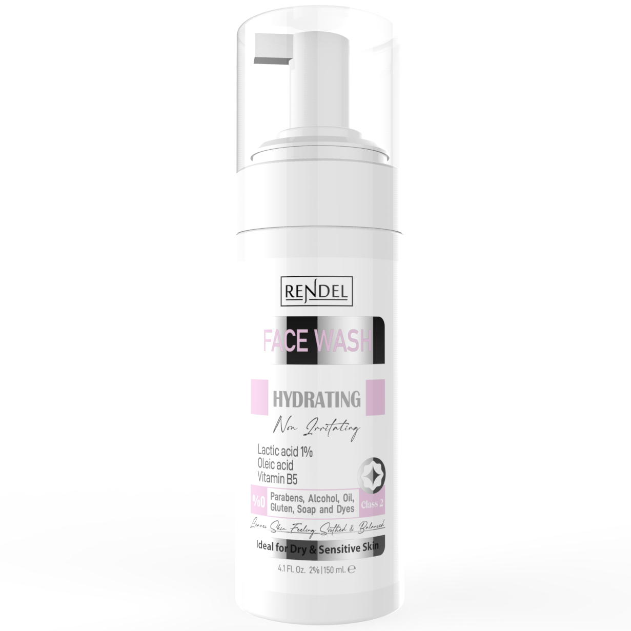 hydrating.1501 فوم شستشوی صورت رندل مدل Hydrating مناسب پوستهای خشک حجم 150 میلی لیتر - تصویر 1